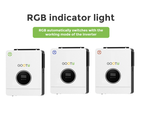 GOOTU 6.2KW Hybrydowy Inwerter Słoneczny z Podwójnym Wyjściem i Wi-Fi GOOTU 6.2KW Hybrydowy Inwerter Słoneczny z Podwójnym Wyjściem i Wi-Fi