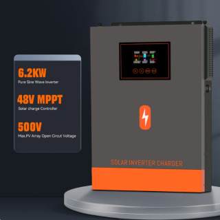 Inwerter solarny OFF-GRID PowMr 6.2kW 48V z MPPT 160A | Model POV-HVM-6.2K-48V