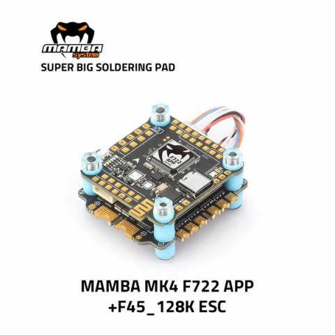 Stack Diatone MAMBA MK4 F722APP 45A 6S 32bit 128K Stack Diatone MAMBA MK4 F722APP 45A 6S 32bit 128K