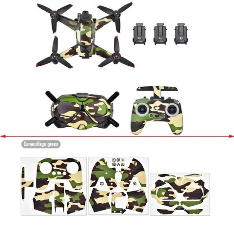 Body + Remote Controller Stikers for DJI FPV (Style 4) Body + Remote Controller Stikers for DJI FPV (Style 4)
