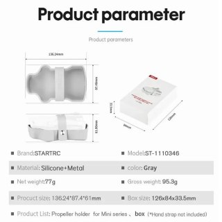 Propeller Holder with Protective Storage Cover for DJI Mini 2 SE, Mini 2, Mavic Mini, Mini SE