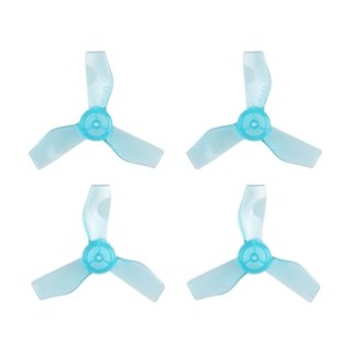 Propellers Gemfan 31mm 3-blade for 65mm Frame (1.0mm shaft, Clear Blue) (4pcs)