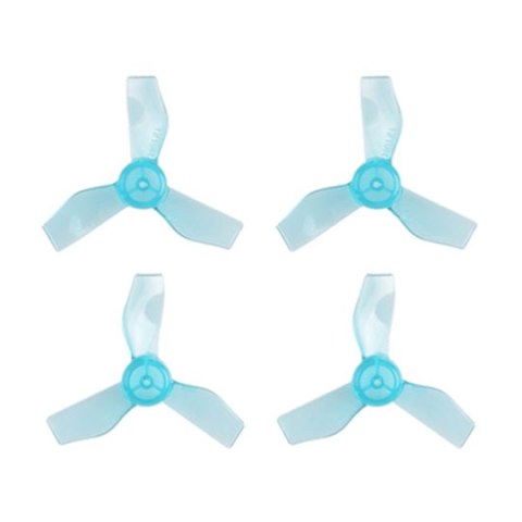 Propellers Gemfan 31mm 3-blade for 65mm Frame (1.0mm shaft, Clear Blue) (4pcs) Propellers Gemfan 31mm 3-blade for 65mm Frame (1.0mm shaft, Clear Blue) (4pcs)