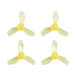 Propellers Gemfan 31mm 3-blade for 65mm Frame (1.0mm shaft, Yellow) (4pcs)