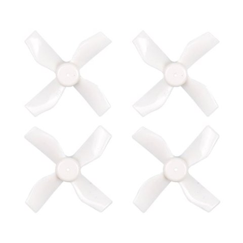 Propellers Gemfan 31mm 4-blade 0.8mm shaft hole (4 pcs, white) Propellers Gemfan 31mm 4-blade 0.8mm shaft hole (4 pcs, white)