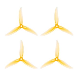 Propellers Gemfan-Freestyle 3S 3-Blade 5mm Shaft (Mango Yellow)
