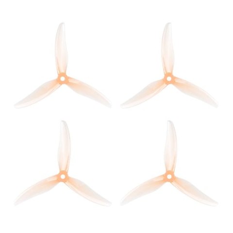 Propellers Gemfan-Freestyle 3S 3-Blade 5mm Shaft (Peach Pink)