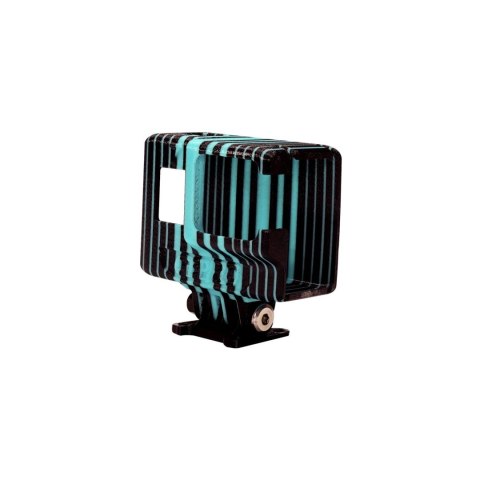 TPU Mount GEPRC CineLog35 GoPro 5/6/7 (Black Cyan) TPU Mount GEPRC CineLog35 GoPro 5/6/7 (Black Cyan)