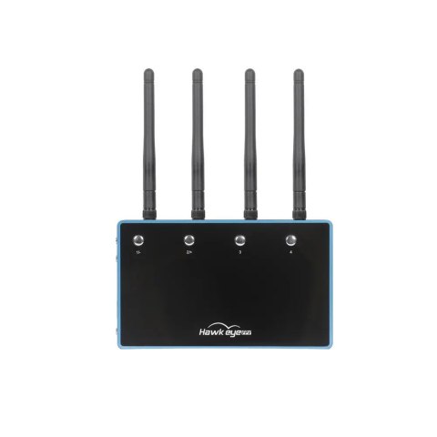 4 receivers HDMI & AV output box Hawkeye Four eyes (Blue) 4 receivers HDMI & AV output box Hawkeye Four eyes (Blue)