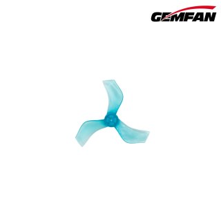 Propellers Gemfan 1635-3 (40mm) PC Durable 1mm - Clear Blue - (4CCW+4CW) Single Hole
