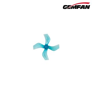 Propellers Gemfan 1636-4 (40mm) PC Durable 1mm - Clear Blue - (4CCW+4CW) Single Hole