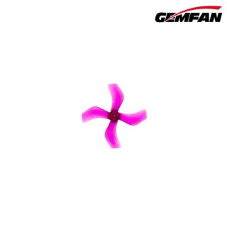 Propellers Gemfan 1636-4 (40mm) PC Durable 1mm - Clear Purple - (4CCW+4CW) Single Hole