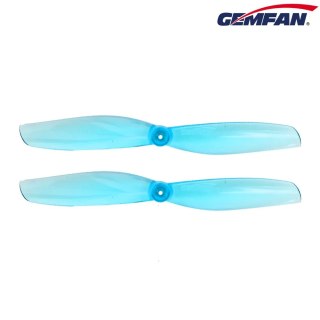 Propellers Gemfan 65mmS-2 PC Shaft 1.5mm - Clear Blue - (4CCW+4CW)