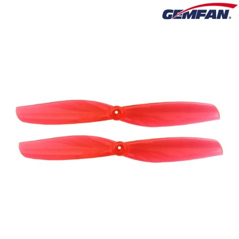 Propellers Gemfan 65mmS-2 PC Shaft 1mm - Clear Red - (4CCW+4CW) Propellers Gemfan 65mmS-2 PC Shaft 1mm - Clear Red - (4CCW+4CW)