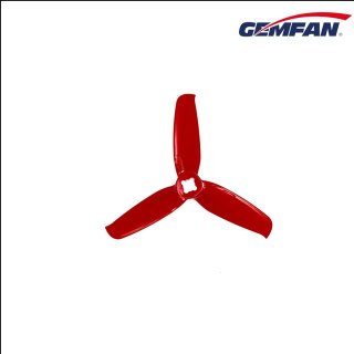 Propellers Gemfan Flash 3052-3 PC Durable 1.5mm&M5 (Adapter) - Ferrari Red - (2CCW+2CW)