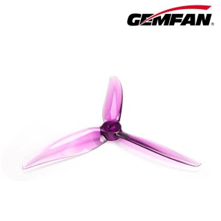 Propellers Gemfan Hurricane 5127-3 PC Durable - Clear Purple - (2CCW+2CW)