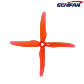 Propellers Gemfan Hurricane 51455-4 X Props PC Durable 4 Blade (POPO) - Clear Red - (2CCW+2CW)