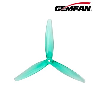 Propellers Gemfan Hurricane 7050-3 PC Durable - Clear Green - (2CCW+2CW)