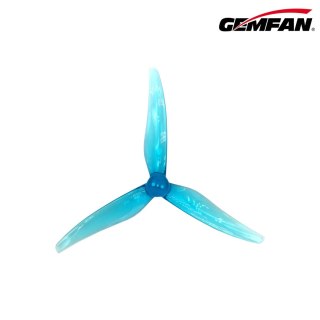 Propellers Gemfan Super Light 5125-3 PC Durable T mount 1.5mm - Clear Blue - (2CCW+2CW)