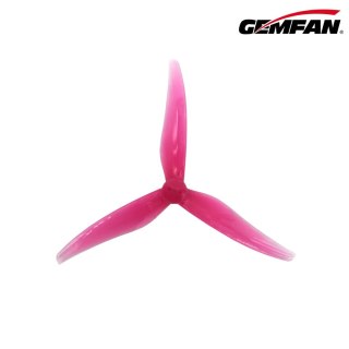 Propellers Gemfan Super Light 5125-3 PC Durable T mount 1.5mm - Pink - (2CCW+2CW)