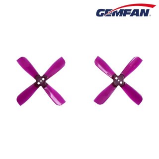 Propellers Gemfan2035-4 PC Bullnose (3 Holes) - Clear Purple - (2CCW+2CW)