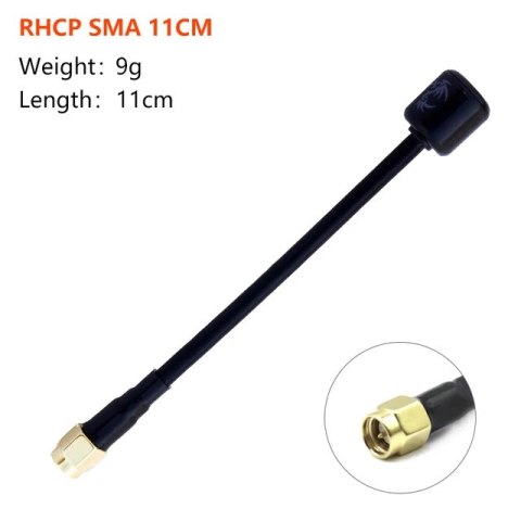 Antenna Maple Wireless 5.8G 2dBi Omnidirectional SMA-MALE (11cm) Antenna Maple Wireless 5.8G 2dBi Omnidirectional SMA-MALE (11cm)