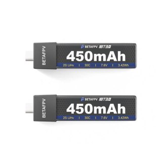 Battery BETAFPV LiHV 2S 8.7V 450mAh BT3.0 (2pcs)