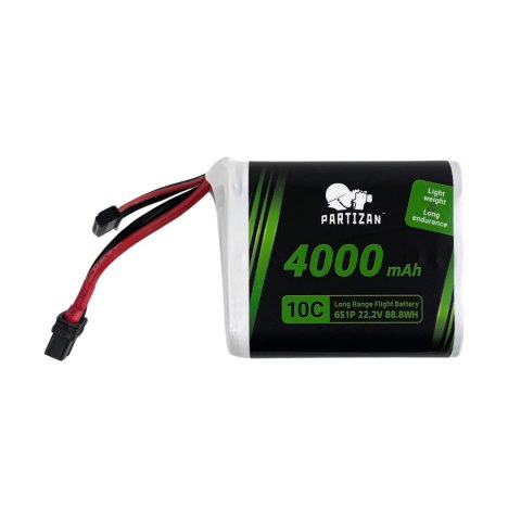 Battery Partizan Li-ion 6S1P 22.2V 4000mah 10C XT60 Battery Partizan Li-ion 6S1P 22.2V 4000mah 10C XT60