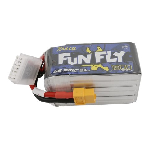 Battery Tattu Funfly Series LiPo 6S 1300mAh 22.2V 100C XT60 Battery Tattu Funfly Series LiPo 6S 1300mAh 22.2V 100C XT60