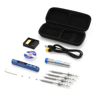 Pájka Mini SQ-001 Kit Plus (s nástrojovou taškou) Modrá