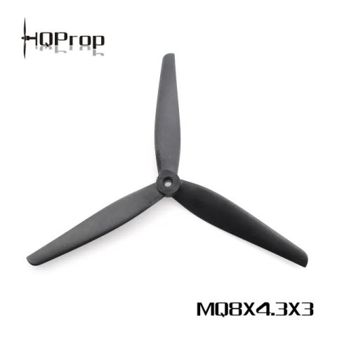 Propellers HQProp MacroQuad 8X4.3X3 3-blade 8" Black (1CCW) Propellers HQProp MacroQuad 8X4.3X3 3-blade 8" Black (1CCW)