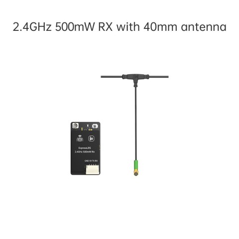 Receiver iFlight ELRS 2.4G RX 500mW + 40mm Mini Antenna Receiver iFlight ELRS 2.4G RX 500mW + 40mm Mini Antenna