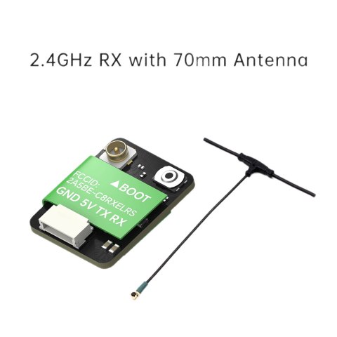 Receiver iFlight ELRS 2.4G RX Nano + 70mm Mini Antenna Receiver iFlight ELRS 2.4G RX Nano + 70mm Mini Antenna