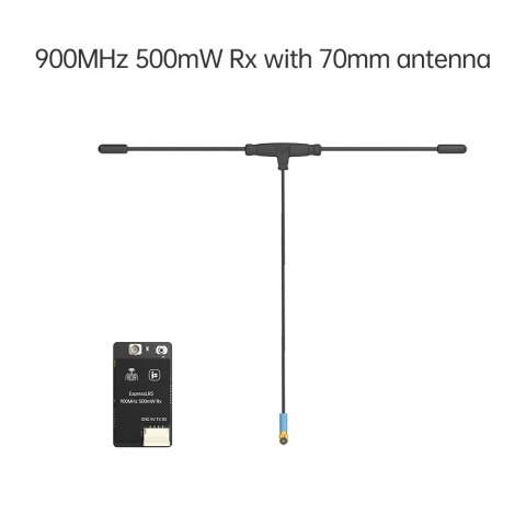 Receiver iFlight ELRS 868/915 RX 500mW + 70mm Antenna Receiver iFlight ELRS 868/915 RX 500mW + 70mm Antenna