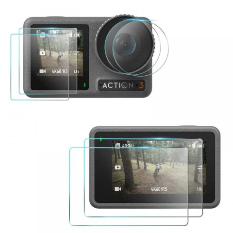Tempered Glass Screen Protector Film for DJI Action 3 (2pcs/pack)