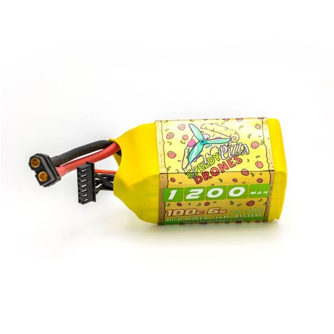 Battery CNHL Pizza Series Lipo 6S 22.2V 1200mAh 100C XT60 Battery CNHL Pizza Series Lipo 6S 22.2V 1200mAh 100C XT60