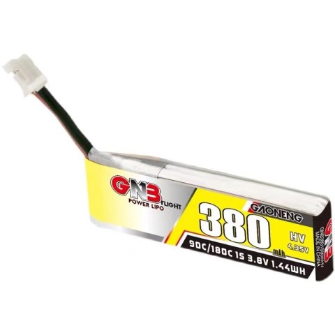 Battery GNB GAONENG LiHV 1S 3.8V 380mAh 90C PH2.0 Cabled Battery GNB GAONENG LiHV 1S 3.8V 380mAh 90C PH2.0 Cabled