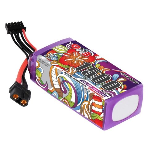 Battery GNB GAONENG LiHV 4S 15.2V 1500mAh 120C XT60 Long Battery GNB GAONENG LiHV 4S 15.2V 1500mAh 120C XT60 Long