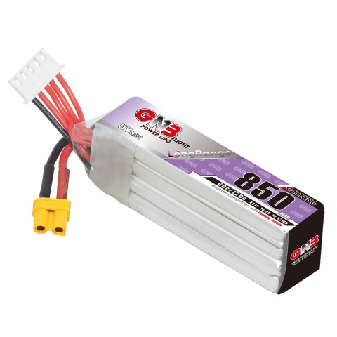 Battery GNB GAONENG LiHV 4S 15.2V 850mAh 60C XT30 Battery GNB GAONENG LiHV 4S 15.2V 850mAh 60C XT30