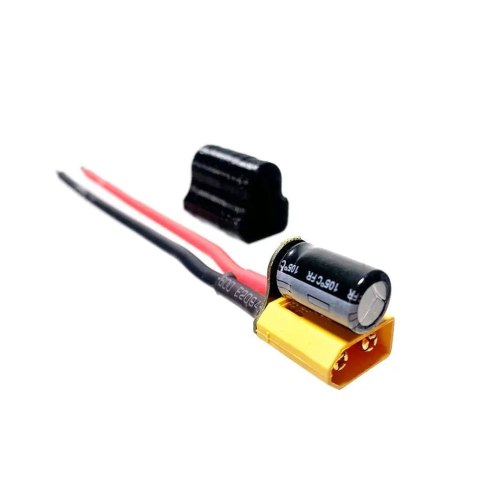 Cap Spike Absorber Power Cable NewBeeDrone XT60 100mm Cap Spike Absorber Power Cable NewBeeDrone XT60 100mm