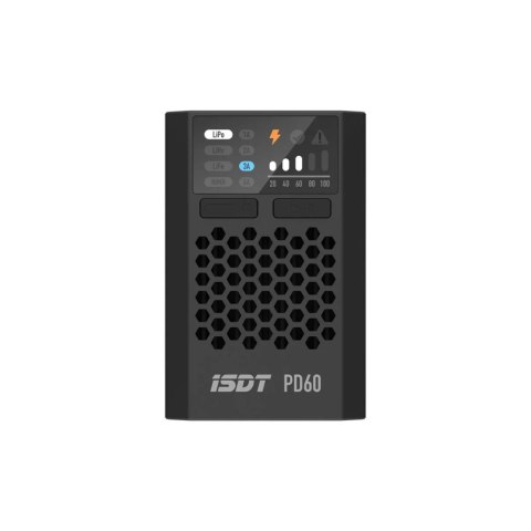 Charger ISDT 60W Smart With USB-C PD60 Power Input Charger ISDT 60W Smart With USB-C PD60 Power Input