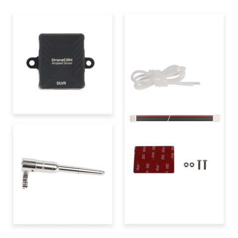 Holybro High Precision DroneCAN Airspeed Sensor - DLVR w/ PT60 Pitot Tube Holybro High Precision DroneCAN Airspeed Sensor - DLVR w/ PT60 Pitot Tube