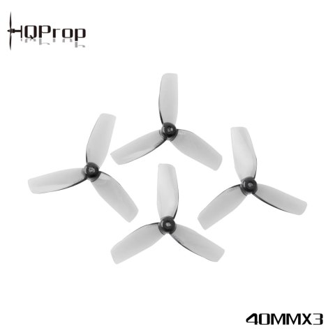 Propeller HQProp Micro Whoop 40MMX3 3-blade 1.5mm Grey (2CCW+2CW) Propeller HQProp Micro Whoop 40MMX3 3-blade 1.5mm Grey (2CCW+2CW)