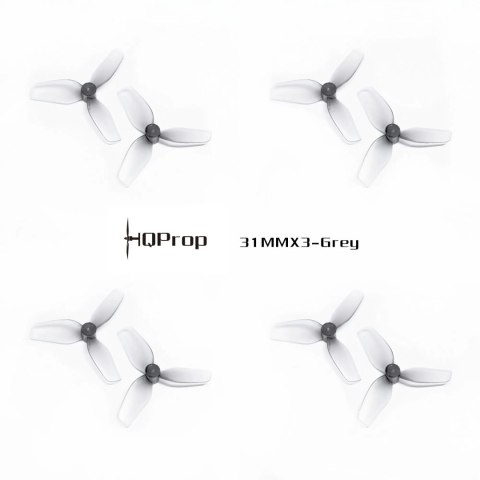 Propeller HQProp Ultralight Whoop 31MMX3 3-blade 0.8mm Grey (2CCW+2CW) Propeller HQProp Ultralight Whoop 31MMX3 3-blade 0.8mm Grey (2CCW+2CW)